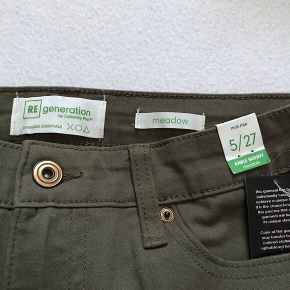 Regeneration by Celebrity Pink NWT Meadow Ankle Skinny Jeans Juniors/Women 5/27 - Picture 8 of 10